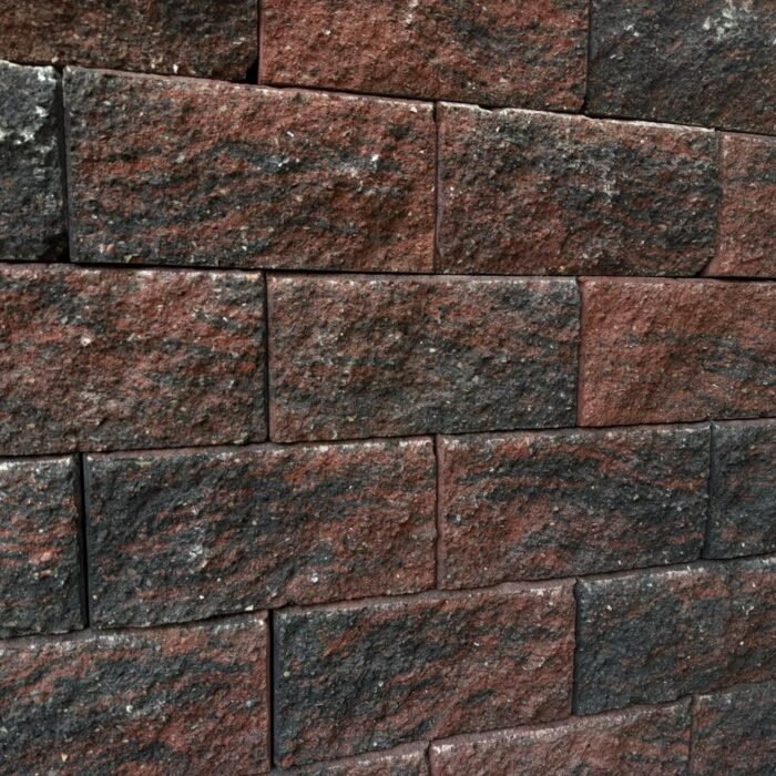 ცალმხრივი საფასადე ბლოკი კოლორმიქსი 39x19x19სმ